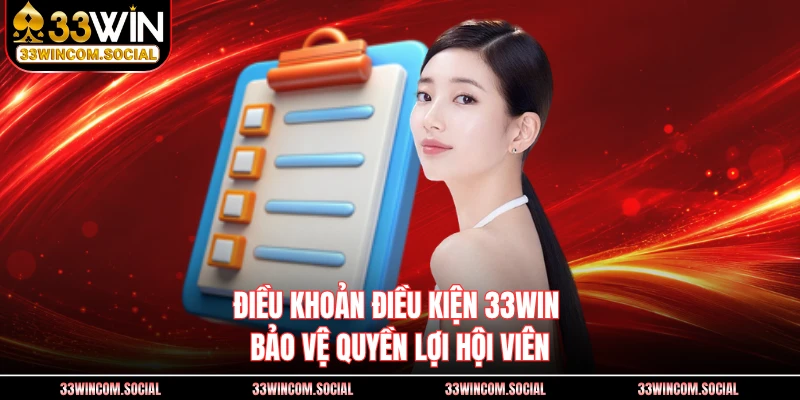 Điều khoản điều kiện 33WIN bảo vệ quyền lợi hội viên