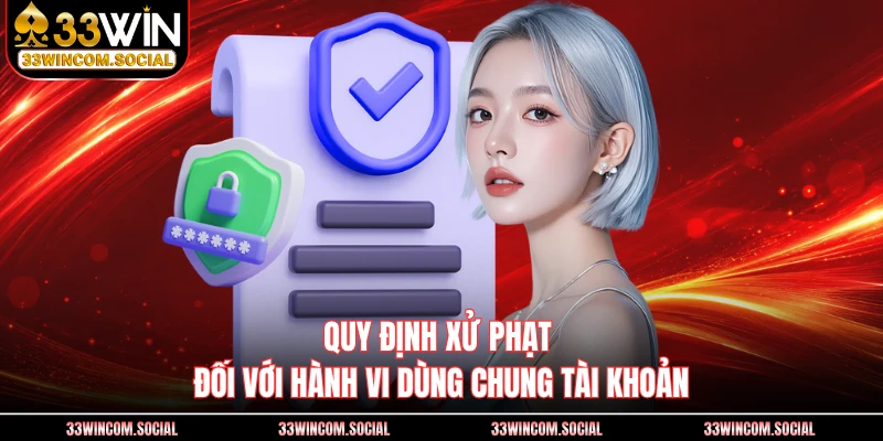 Quy định xử phạt đối với hành vi dùng chung tài khoản