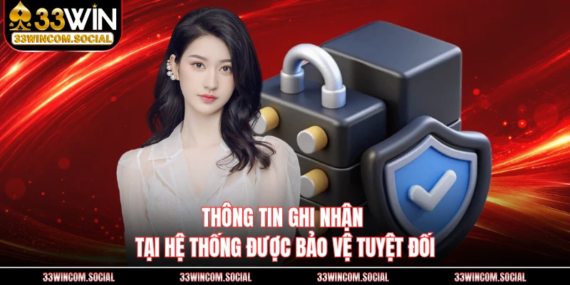 Thông tin ghi nhận tại hệ thống được bảo vệ tuyệt đối